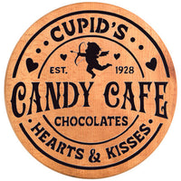 Cupid's Candy Cafe Stencil