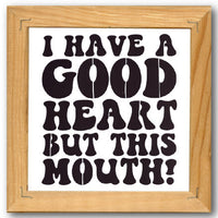 But This Mouth Stencil