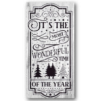 It's the Most Wonderful Time of the Year Large Stencil
