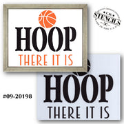 Hoop There It Is Stencil