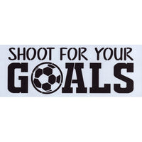 Shoot For Your Goals Stencil