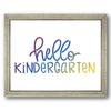 Hello Kindergarten Stencil