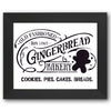 Old Fashioned Gingerbread Bakery Stencil