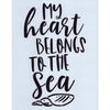 My Heart Belongs to the Sea Stencil