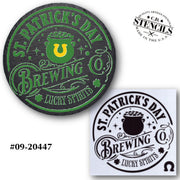 St. Patrick's Day Brewing Stencil