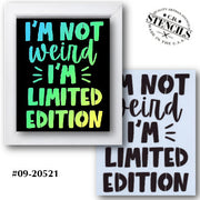 I'm Limited Edition Stencil