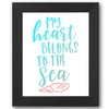 My Heart Belongs to the Sea Stencil