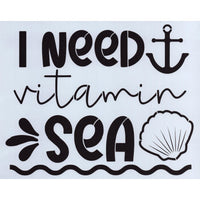 I Need Vitamin Sea Stencil