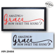 Amazing Grace How Sweet the Sound Stencil