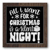 All I Want for Christmas is a Silent Night Stencil