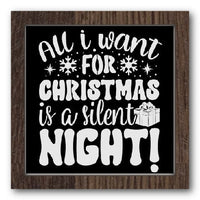 All I Want for Christmas is a Silent Night Stencil