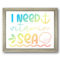 I Need Vitamin Sea Stencil