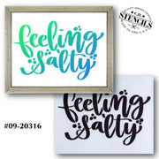 Feeling Salty Stencil