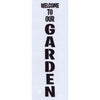 Welcome to Our Garden Vertical Stencil