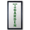 Welcome to Our Garden Vertical Stencil