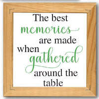 Gathered Around the Table Stencil