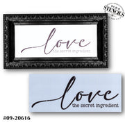 Love the Secret Ingredient Stencil