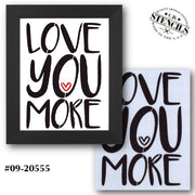 Love You More Stencil
