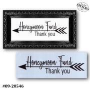 Honeymoon Fund Stencil