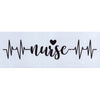 Nurse Heartbeat Stencil