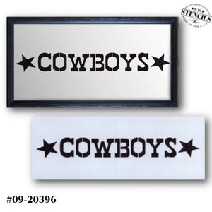 Cowboys Stencil