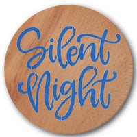 Silent Night Large Stencil