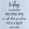 Pick a Seat Not a Side Stencil