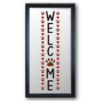 Welcome Paws Stencil