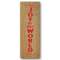 Joy to the World Skinny Stencil