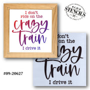 Crazy Train Stencil