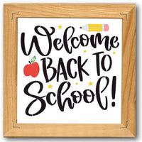 Welcome Back to School Stencil