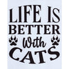 Life is Better With Cats Stencil