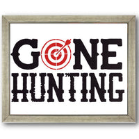 Gone Hunting Stencil