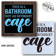 This is a Bathroom Stencil