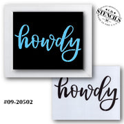 Howdy Stencil