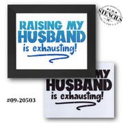 Raising My Husband Stencil