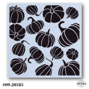 Pumpkin Background Stencil