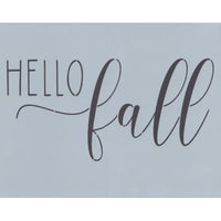 Hello Fall Stencil