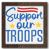 Support Our Troops Stencil