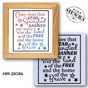 O Say Can You See Stencil