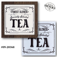 Specially Selected Tea Stencil