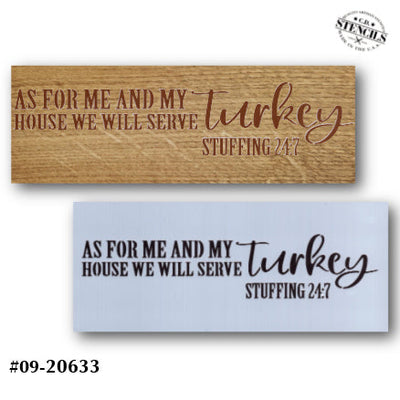 Stuffing 24:7 Stencil