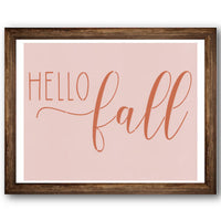 Hello Fall Stencil