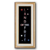 Land of the Free Stencil