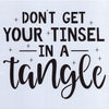 Tinsel in a Tangle Stencil