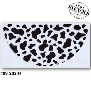 Convertibles: Cow Print Stencil