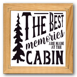 Best Memories Cabin Stencil