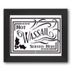 Hot Wassail Served Here Stencil
