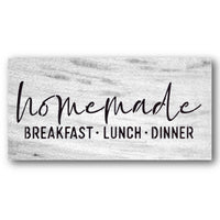 Homemade Breakfast Lunch Dinner Stencil