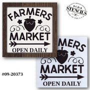 Farmer's Market Stencil